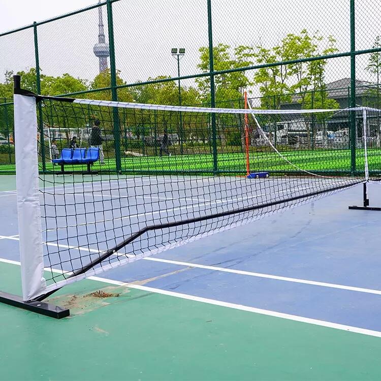 6.7m Outdoor practice foldable training tennis net portable pickleball net with carry bag