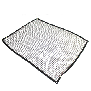 Custom Cheap Price Black Color Polypropylene Material Knotless Safety Net for Sale 