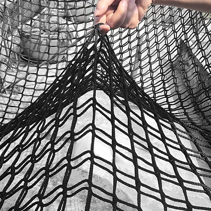 Factory Prcie Kids Playground Play Safety Net - Climbing Cargo Net Treehouse Accessories Outdoor Equipment Set Double Layers Heavy Duty Backyard Net Bridge for Tree House Tree Fort Back Yard 