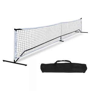 6.7m Outdoor practice foldable training tennis net portable pickleball net with carry bag