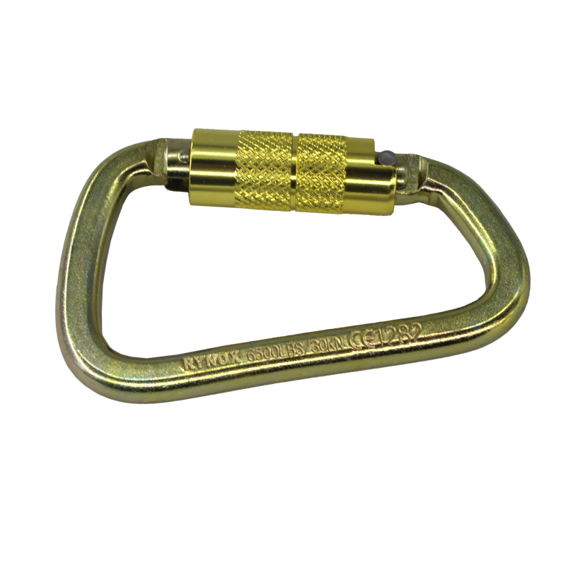 Wholesale 30 KN ANSI Standard Steel Rock Climbing Carabiner With Factory Price