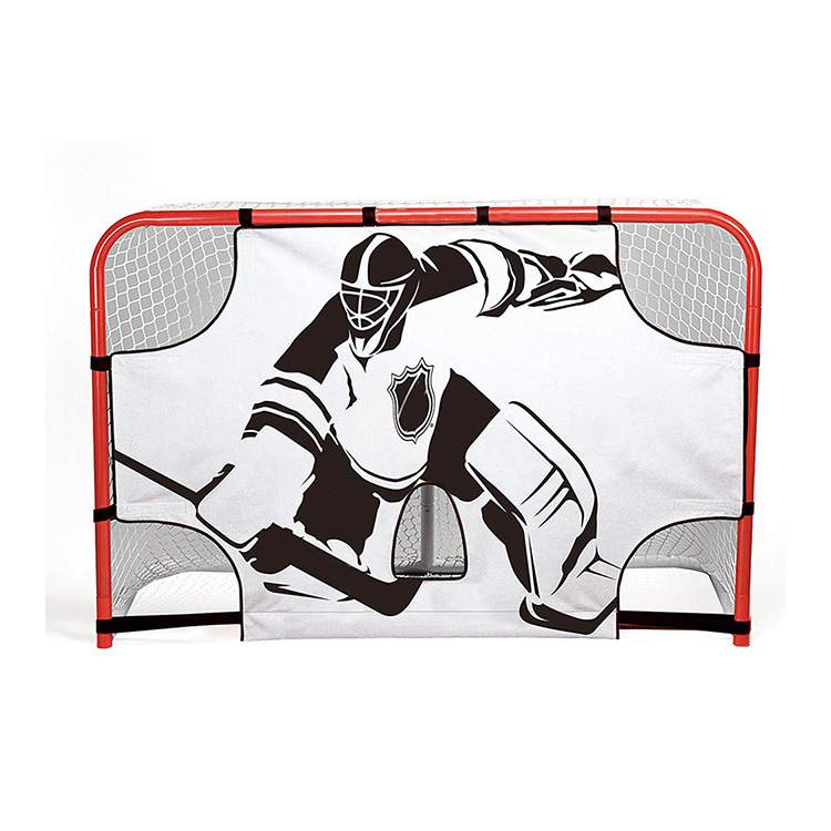 Portable Sports Youth Street Hockey Net - Indoor + Outdoor Steel Hockey Goal for Kids Roller + Street Hockey