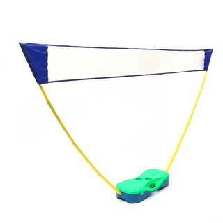 High quality factory price UV resistance foldable badminton net set with rod